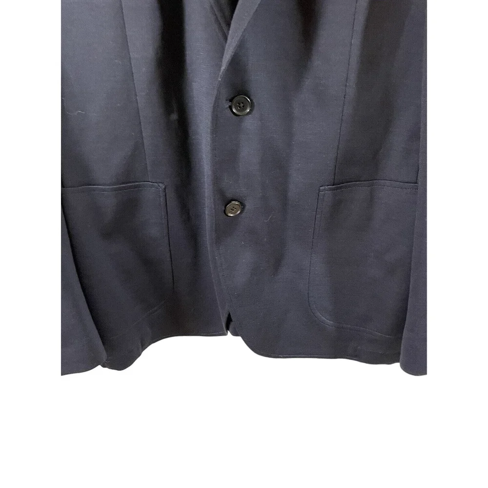 Rodd & Gunn Sports Fit Navy Blue 2-Button Double Vent Wool Blend Blazer Sz XL